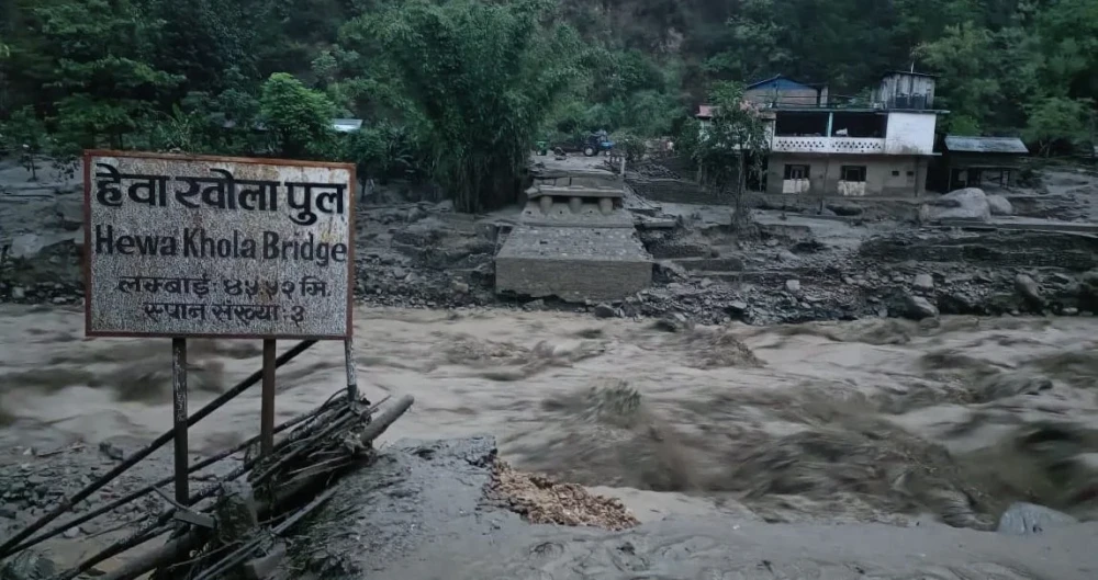 पूर्वको बाढी पहिरोबाट जलविद्युतमा ९ अर्बको क्षति